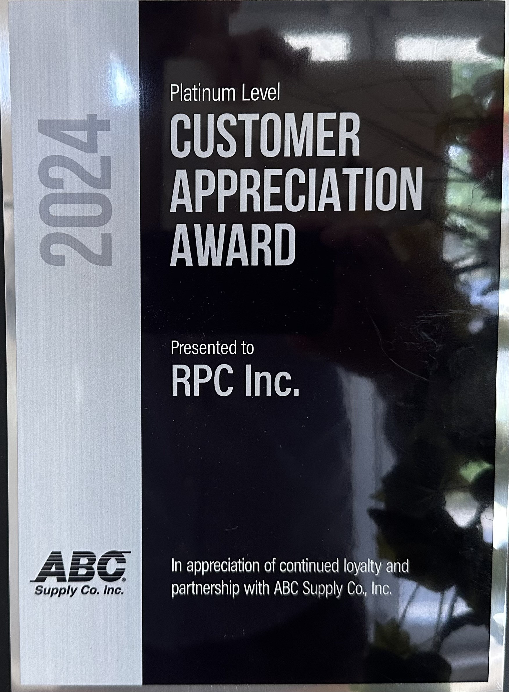 ABC Supply Award for RPC