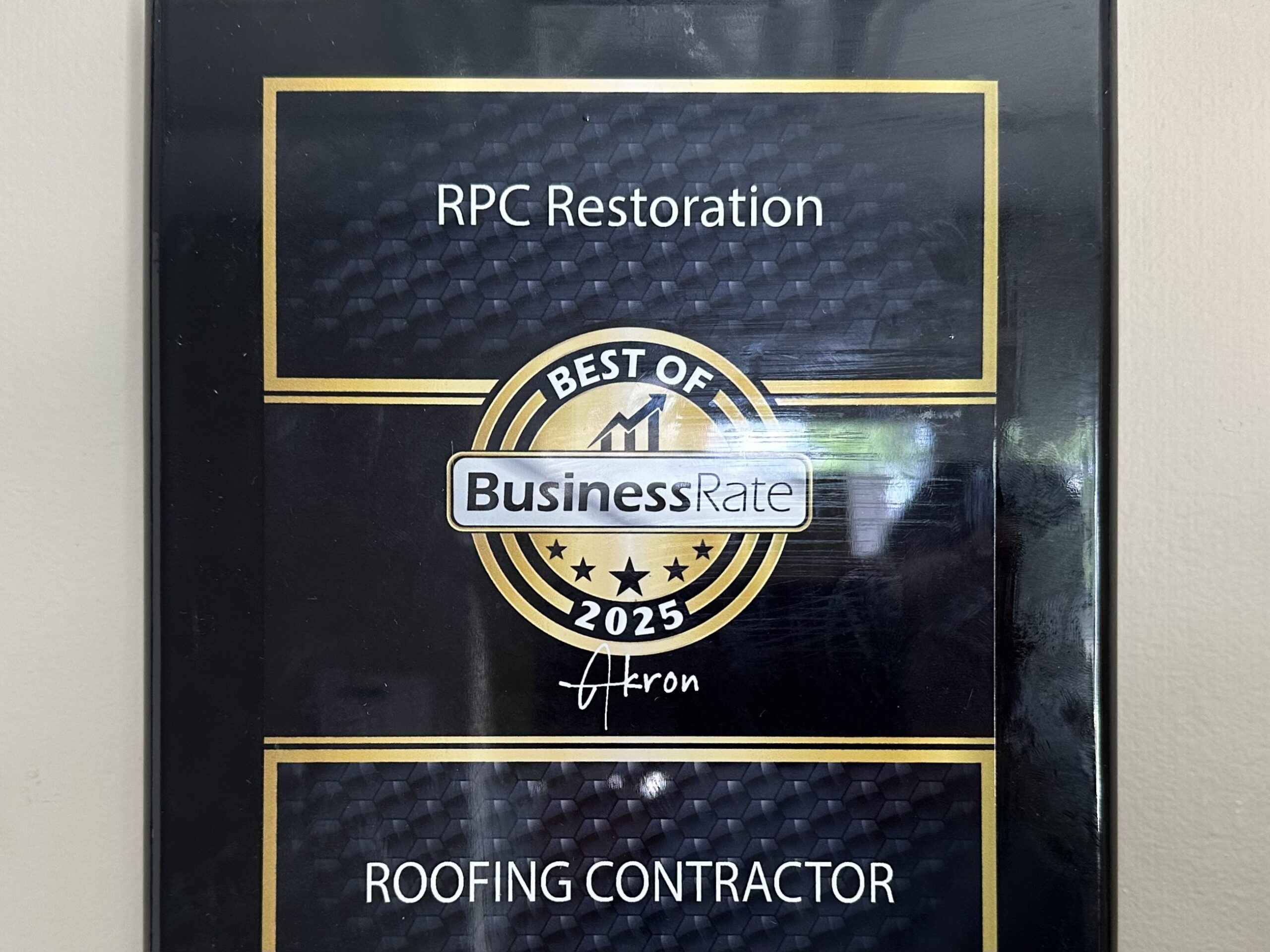 RPC BEst Of 2025 Roofer Award
